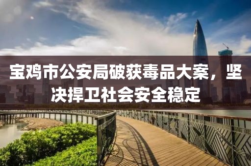 寶雞市公安局破獲毒品大案，堅決捍衛(wèi)社會安全穩(wěn)定