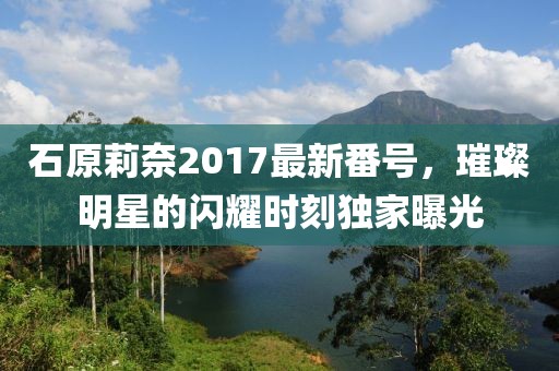 石原莉奈2017最新番號(hào)，璀璨明星的閃耀時(shí)刻獨(dú)家曝光