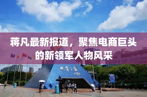 蔣凡最新報道，聚焦電商巨頭的新領(lǐng)軍人物風(fēng)采
