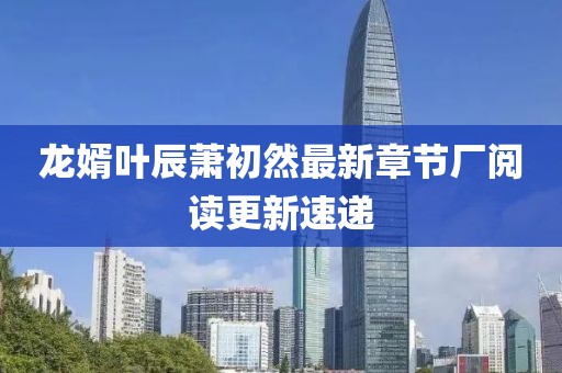 龍婿葉辰蕭初然最新章節(jié)廠閱讀更新速遞