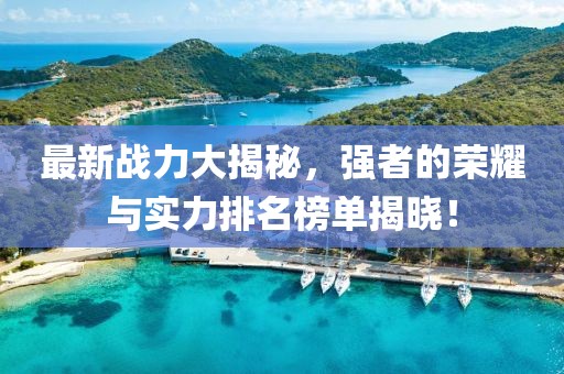 最新戰(zhàn)力大揭秘，強者的榮耀與實力排名榜單揭曉！