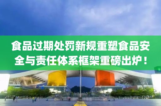 食品過期處罰新規(guī)重塑食品安全與責(zé)任體系框架重磅出爐！