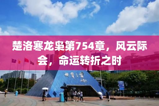 楚洛寒龍梟第754章，風(fēng)云際會(huì)，命運(yùn)轉(zhuǎn)折之時(shí)
