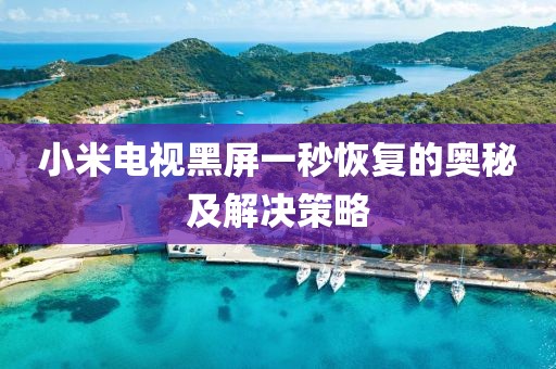 小米電視黑屏一秒恢復的奧秘及解決策略